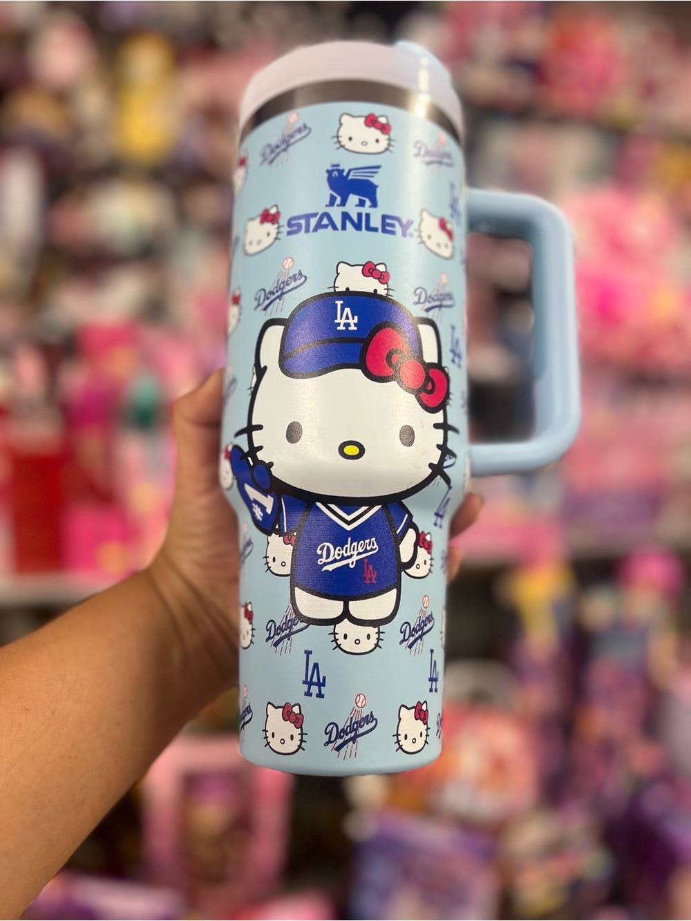 Stanley x Hello Kitty Dodger Blue Travel Mug